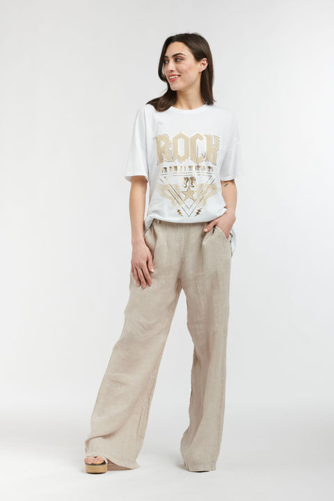 Rock Tee Biege