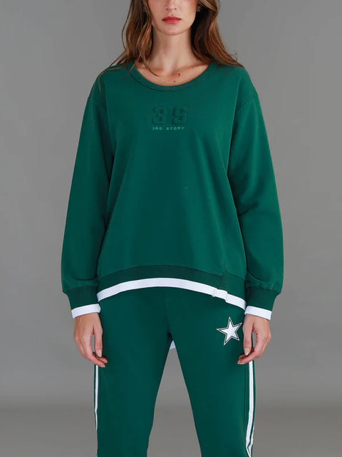 Roxia Logo Sweater Ivy
