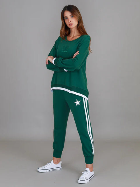Roxia Logo Sweater Ivy