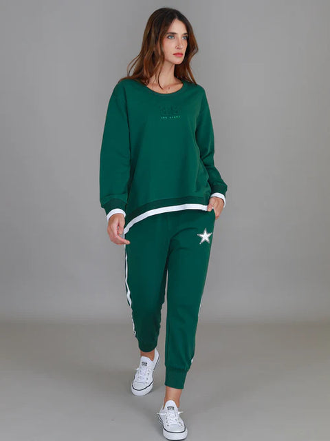Roxia Logo Sweater Ivy