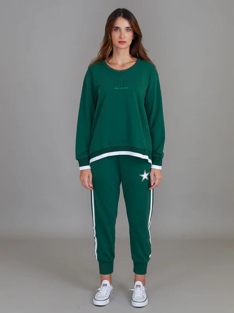 Roxia Logo Sweater Ivy