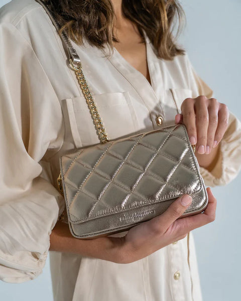 Sarah Crossbody Bag - Gold