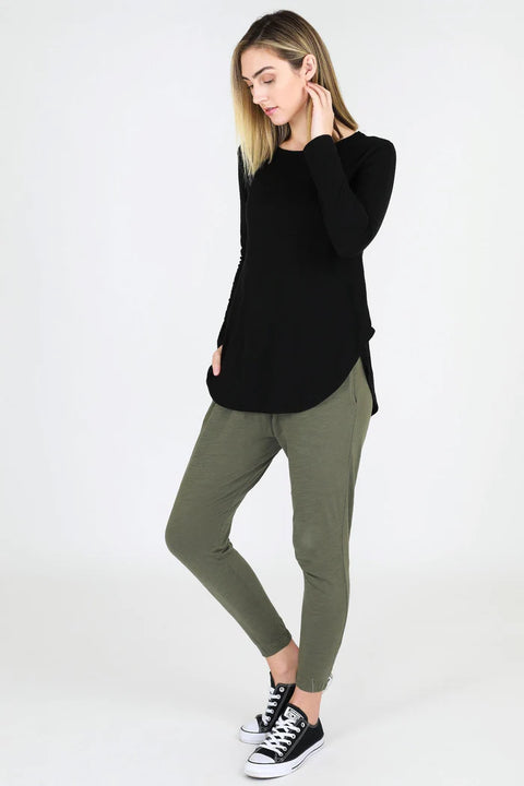 Scarlett Long Sleeve Tee Black