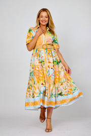 Tropical Shirt Dress