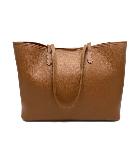 Classic Leather Tote Camel