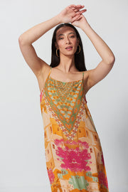 Slip Dress Paris Print