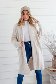 Long Cardigan Oatmeal