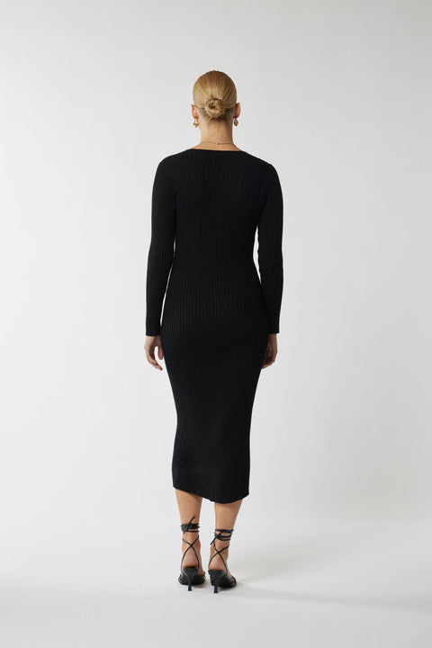Solatium Knit Dress Black