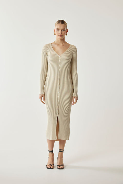 Solatium Knit Dress Stone