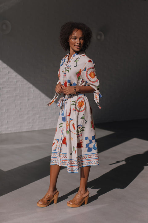 Spicey Margarita Tie Dress