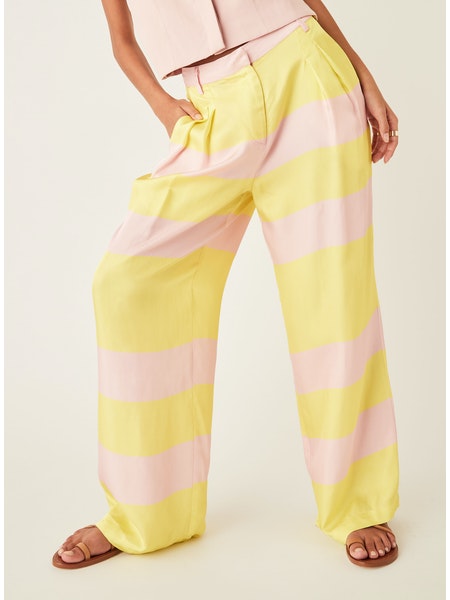 Saint Martin Pant Pink/Lime