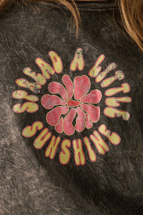 Sunny Vintage Tee Washed Black