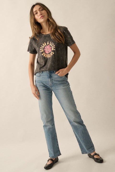 Sunny Vintage Tee Washed Black