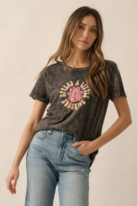 Sunny Vintage Tee Washed Black