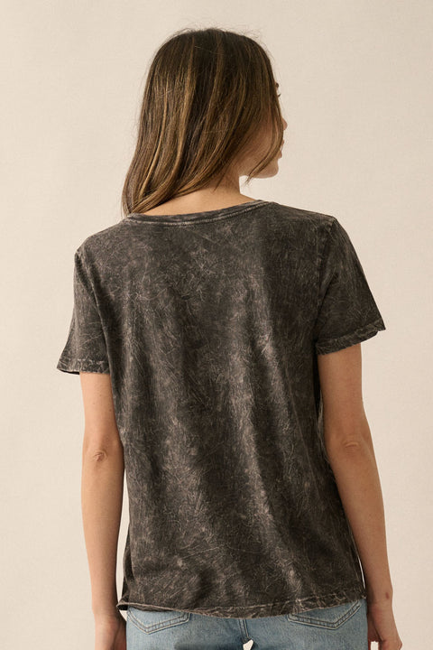 Sunny Vintage Tee Washed Black