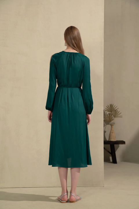 Tahari Dress Posy Green