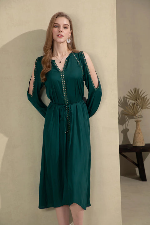 Tahari Dress Posy Green