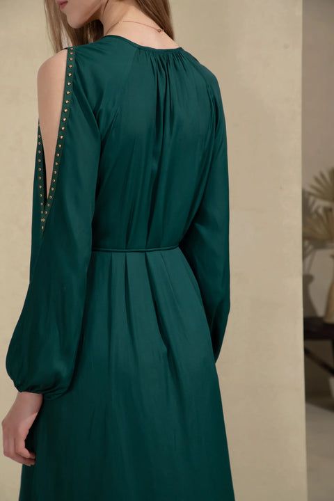 Tahari Dress Posy Green