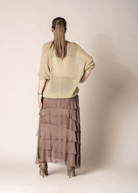 Tanaka Lurex Knit Gold