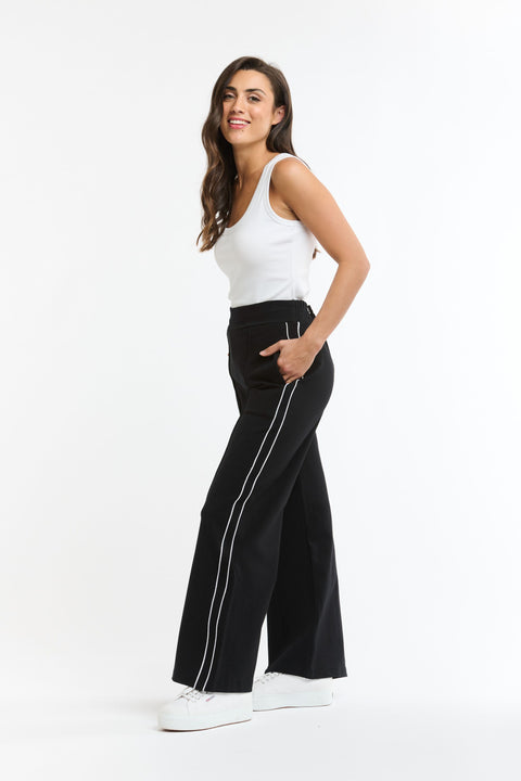 Trim Track Pant Black
