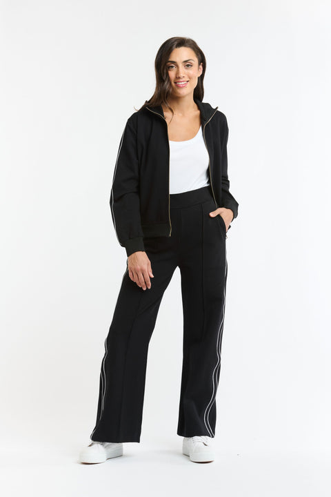 Trim Track Pant Black