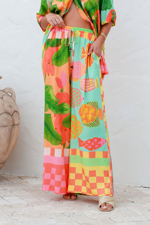South Beach Pant - Tropo Print