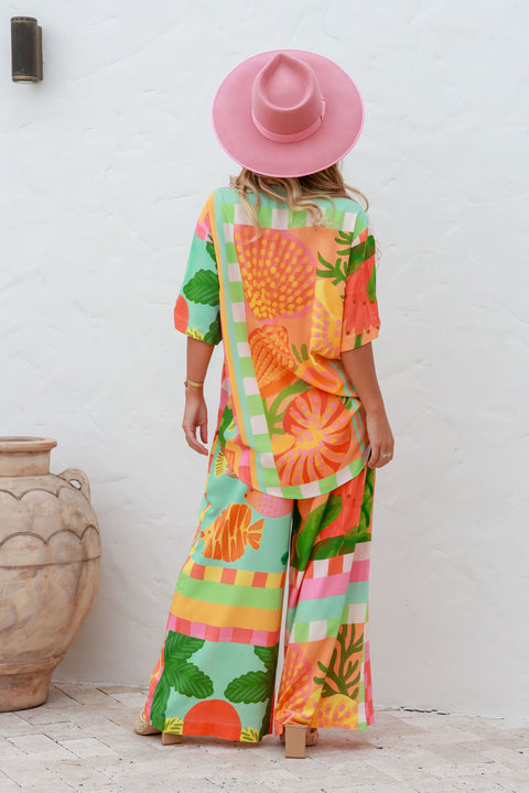 South Beach Shirt - Tropo Print