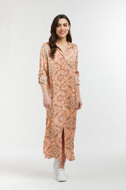 Tuscany Dress Jardin Print Gold