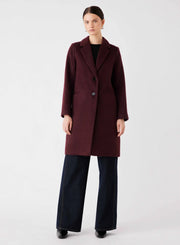 Venice Coat Wine