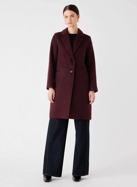 Venice Coat Wine