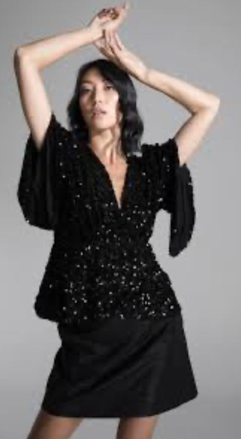 Tyler Sequin Top Black