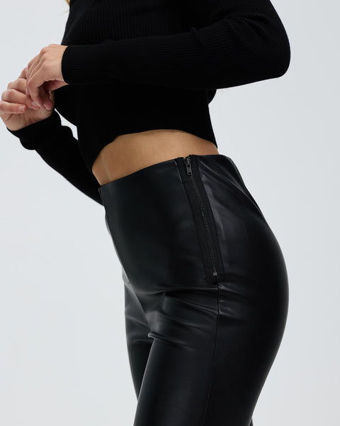 Camilla Faux Leather Pant Black