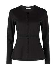 Willow Peplum Jacket Black