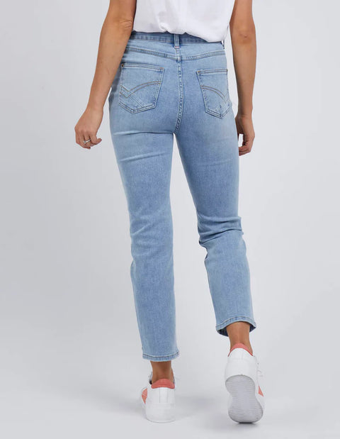 Ada Straight Leg Jean Light Wash