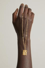 La Madonna Necklace Long Gold