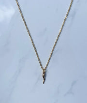 Classico Cornicello Necklace Sterling Silver