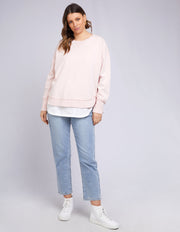 Delilah Crew Chalk Pink