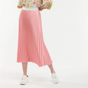 Luxe Pleat Skirt Candy Pink