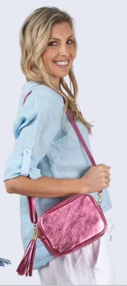 Metallic Crossbody Bag