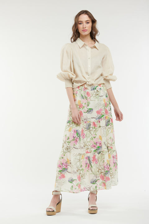 Ramie New Romance Shirt Ecru