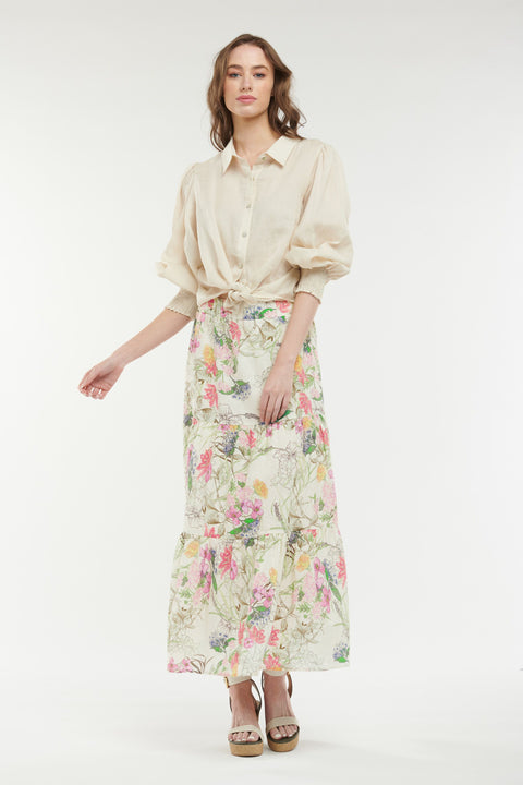Ramie New Romance Shirt Ecru