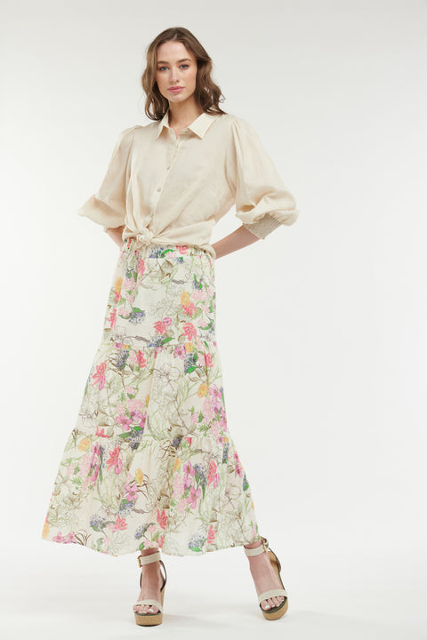 Ramie New Romance Shirt Ecru