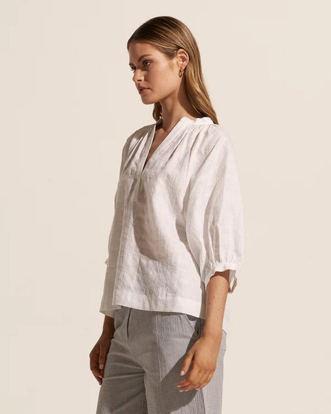 Remark Top Porcelain Embroided