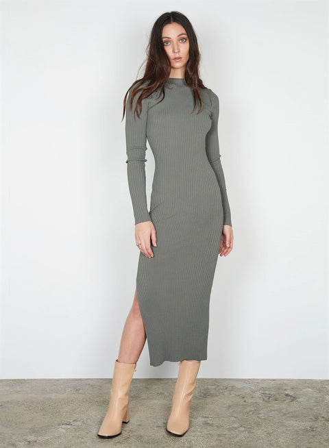 Sabina Midi Dress Forest