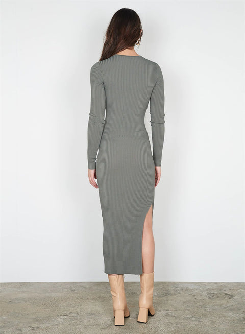 Sabina Midi Dress Forest
