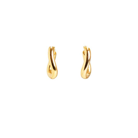 Valentina Mini Hoops 18kt Gold Plate