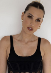 Valentina Mini Hoops 18kt Gold Plate