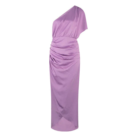 Venice One Shoulder Dress Lavender