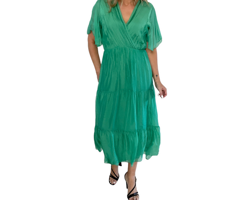 Solare Gypsy Dress Emerald
