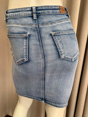 Mid Length Denim Skirt Vintage